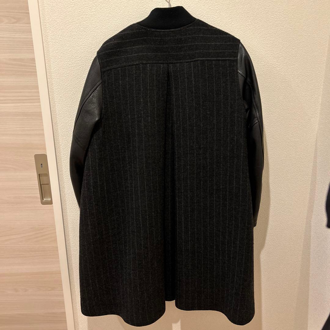 sacai luck ウールレザー コート size2