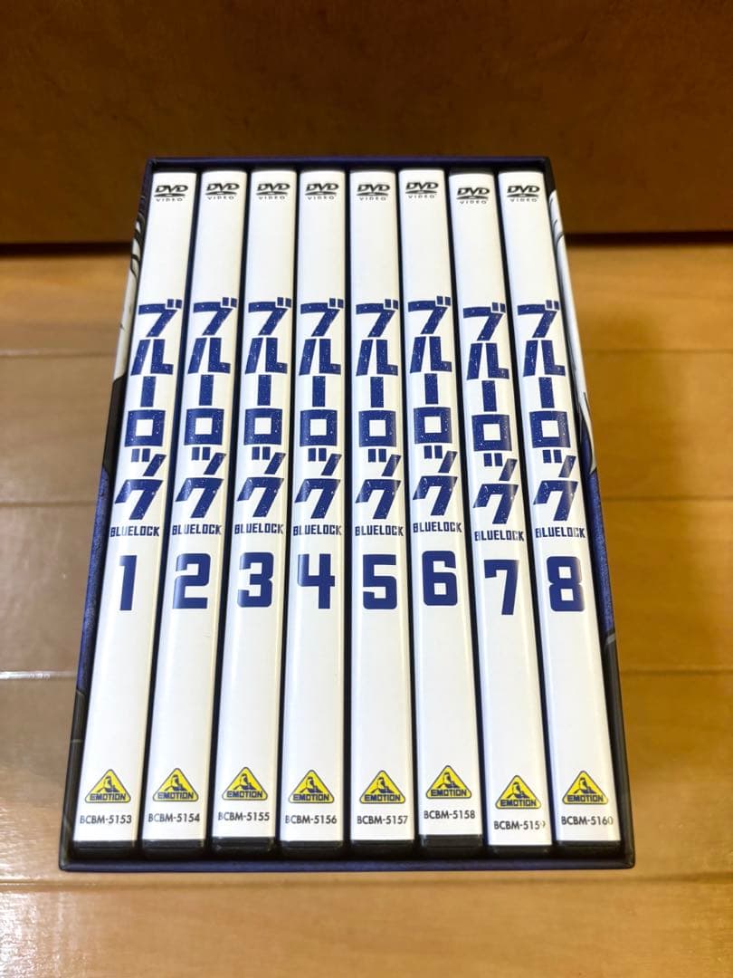 ブルーロックDVD全8巻セット　収納BOX付き