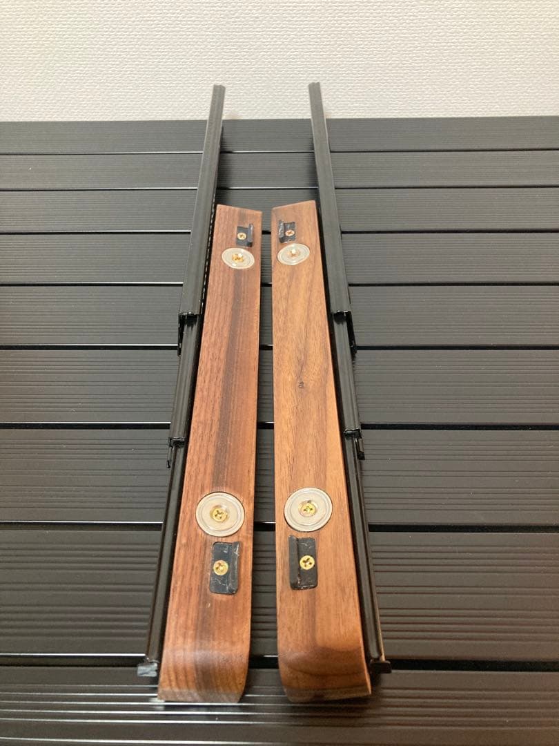 BundleWonk シェルコン 25 天板 レジン ウォルナット 幾何学 麻柄