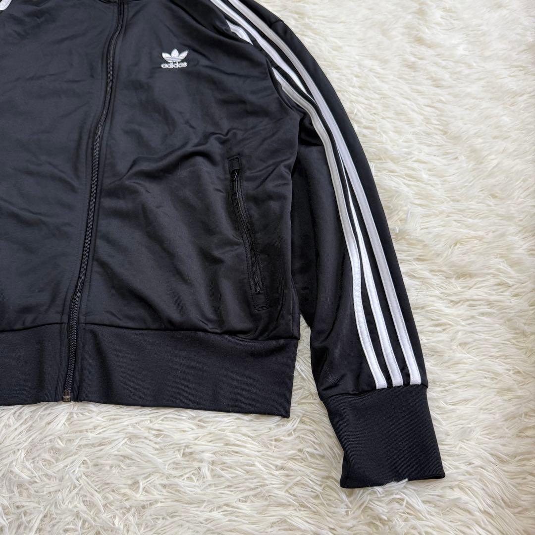 【アディダスオリジナルス】美品 トラックジャケット ブラック Lサイズ メンズ