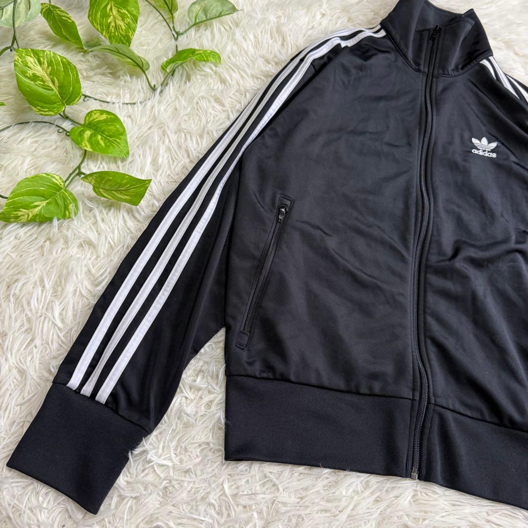 【アディダスオリジナルス】美品 トラックジャケット ブラック Lサイズ メンズ