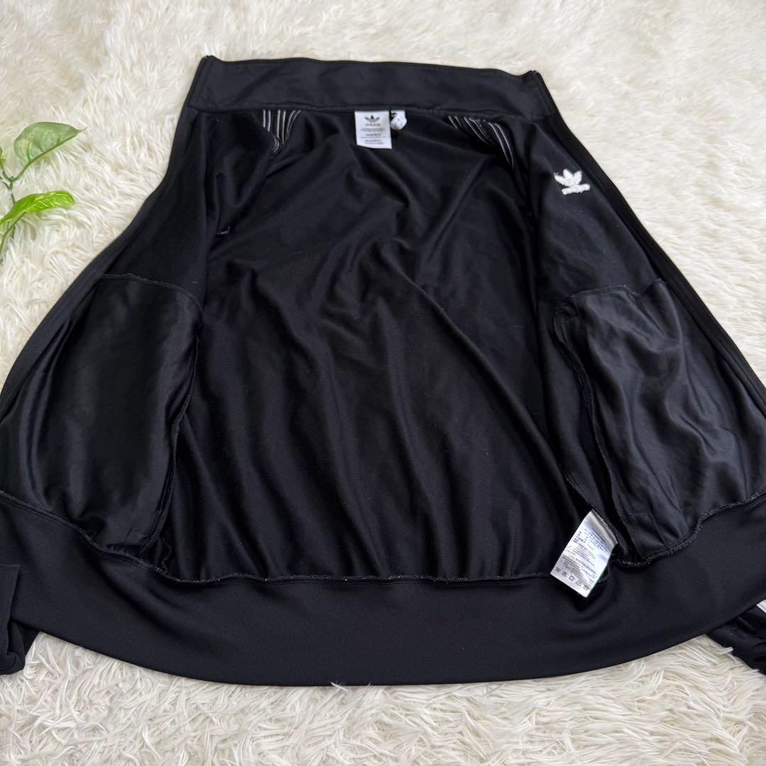 【アディダスオリジナルス】美品 トラックジャケット ブラック Lサイズ メンズ