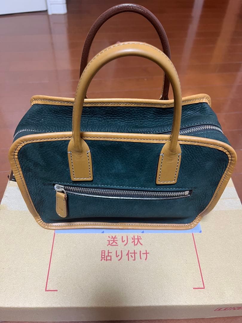 COCOMEISTER ダブルウッド　クラシカルミニボストン