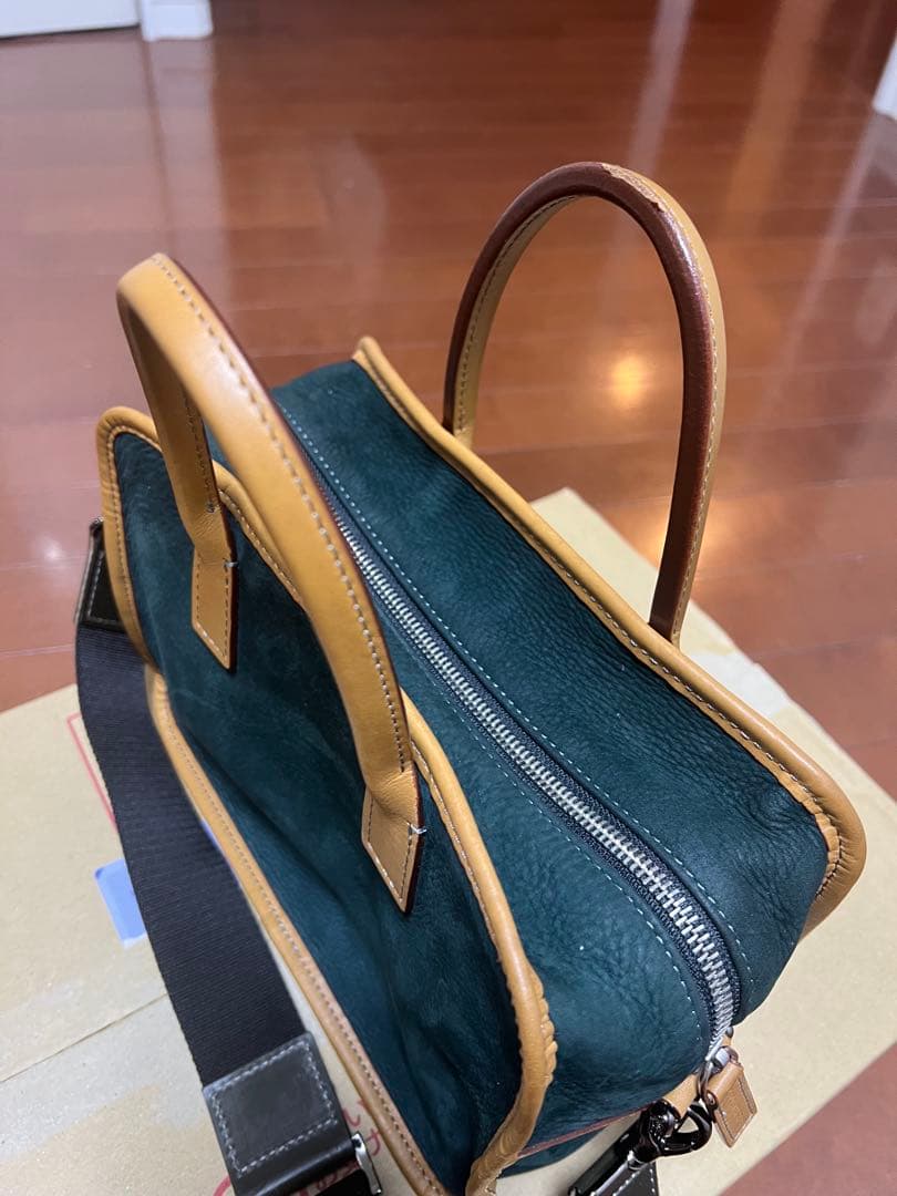 COCOMEISTER ダブルウッド　クラシカルミニボストン