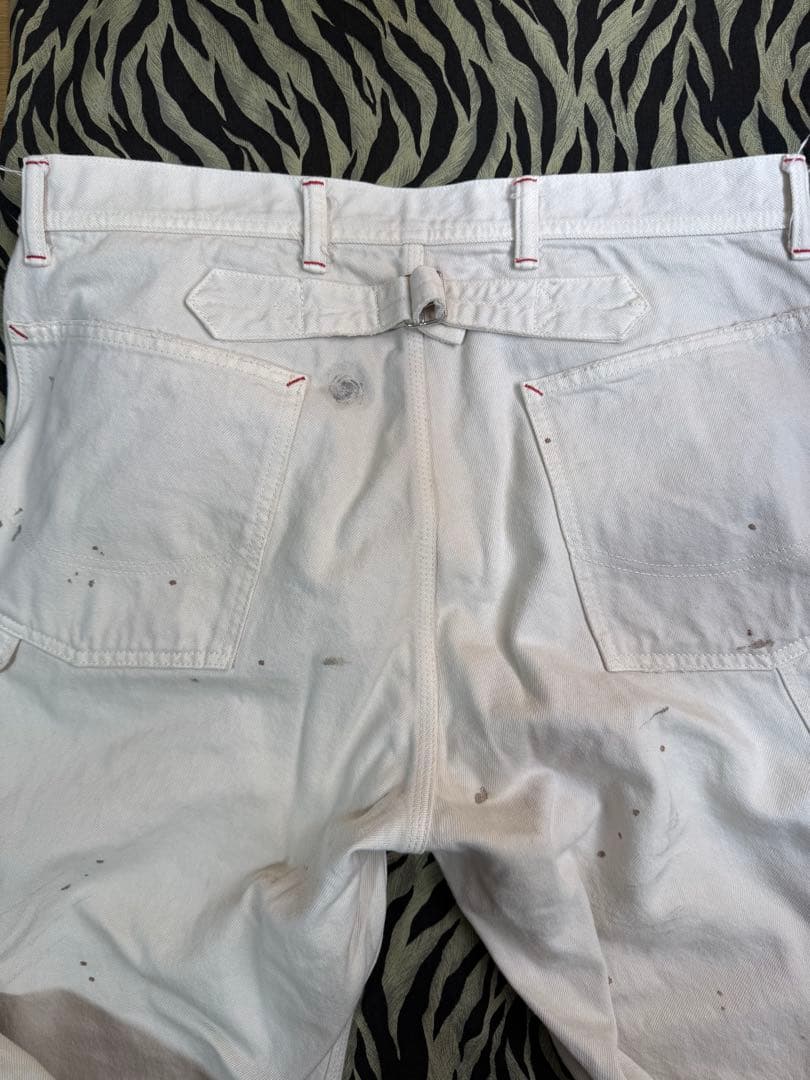 CHALLENGER ペインターパンツ LARGE ホワイト