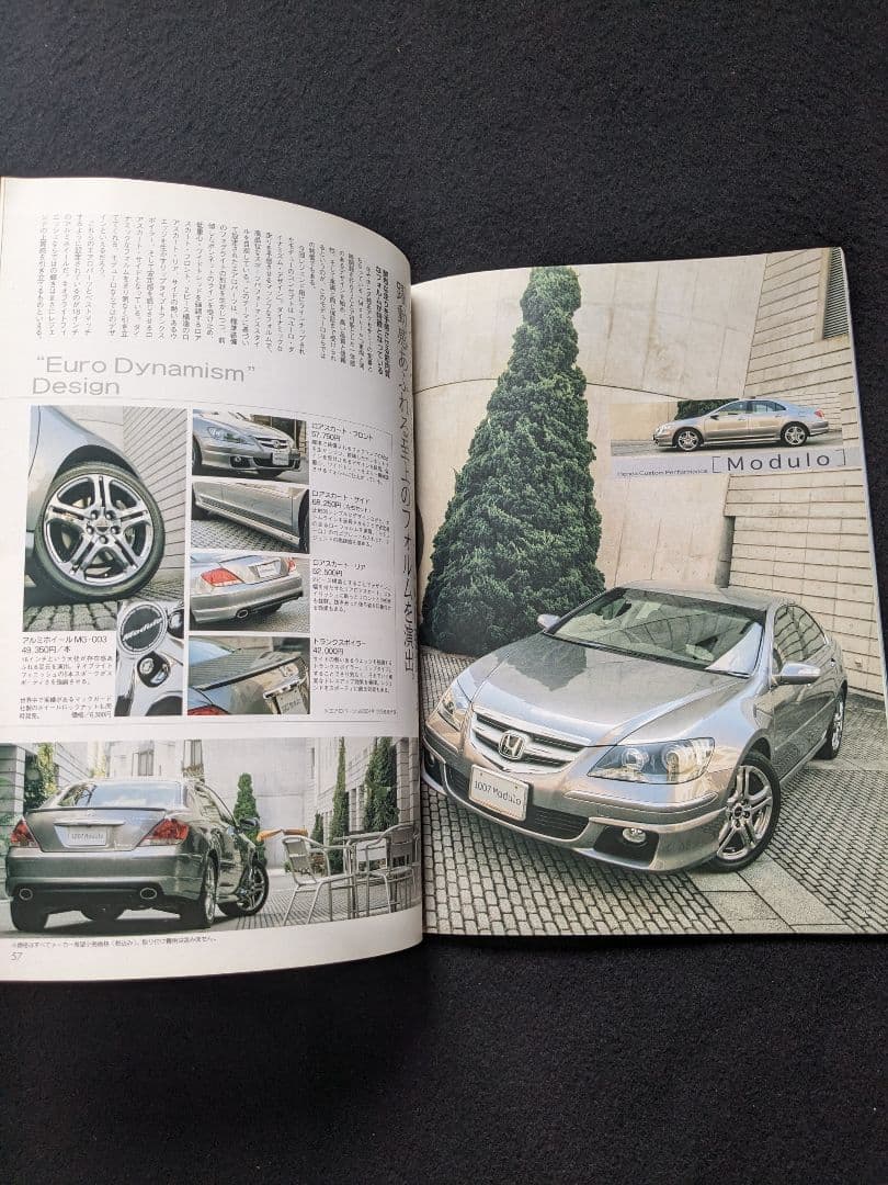 ホンダ　レジェンド　ニューモデル完全ガイド　オプションパーツ　モデューロ　歴史