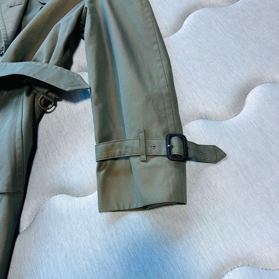 バーバリー　トレンチコート　ノバチェック　玉虫色　ベルト付き　白タグ