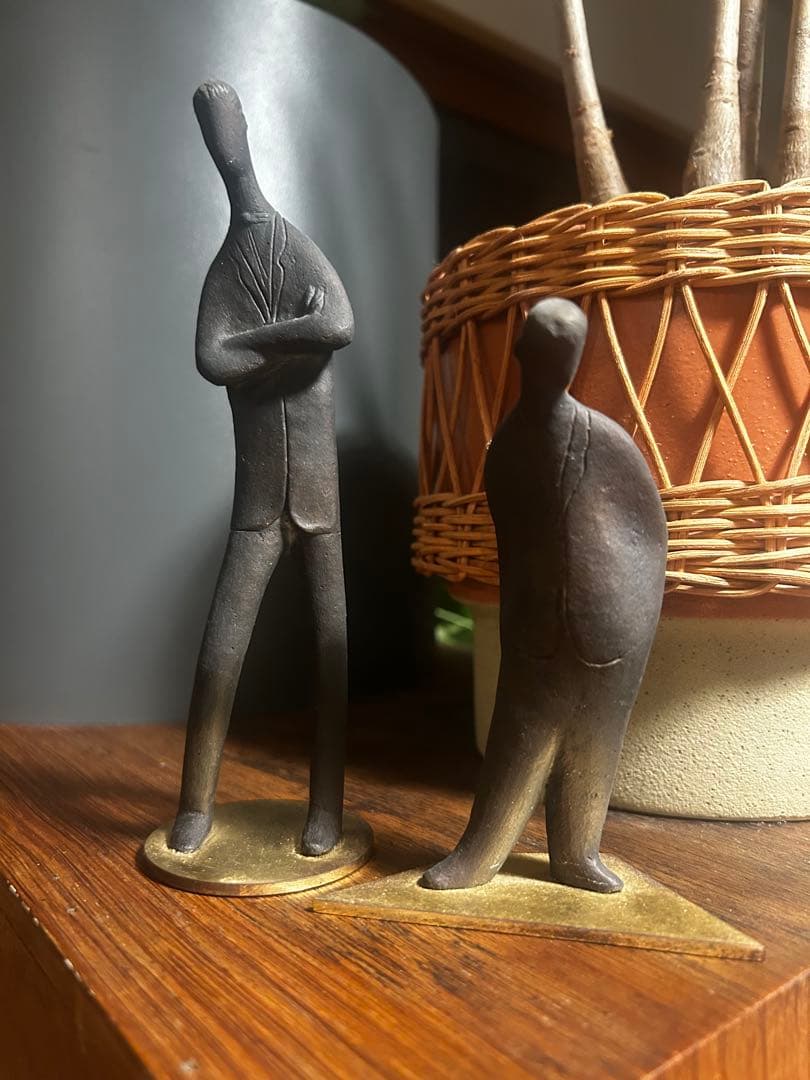 カールオーボック　オブジェ　2つset Carl Aubock