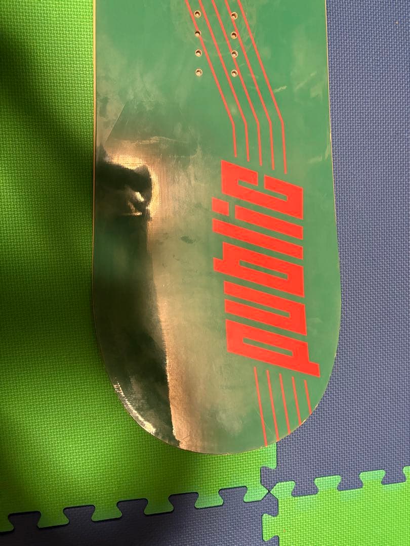 public スノーボード グリーン オレンジ