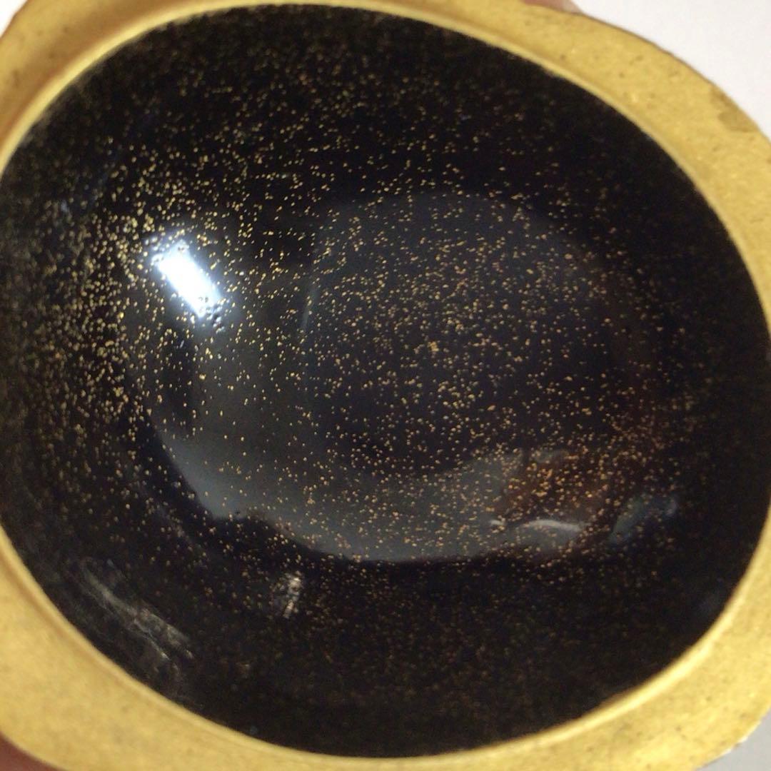 Ｒ８６２　香合　『輪島塗』『池上昭一作』『石榴(ザクロ)香合』　共箱　茶道具