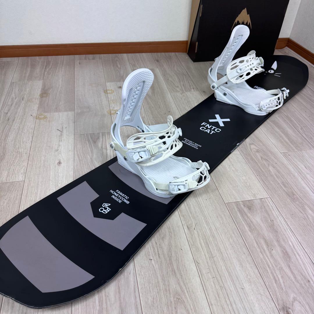 FNTC CAT スノーボード セット153cmグラトリ