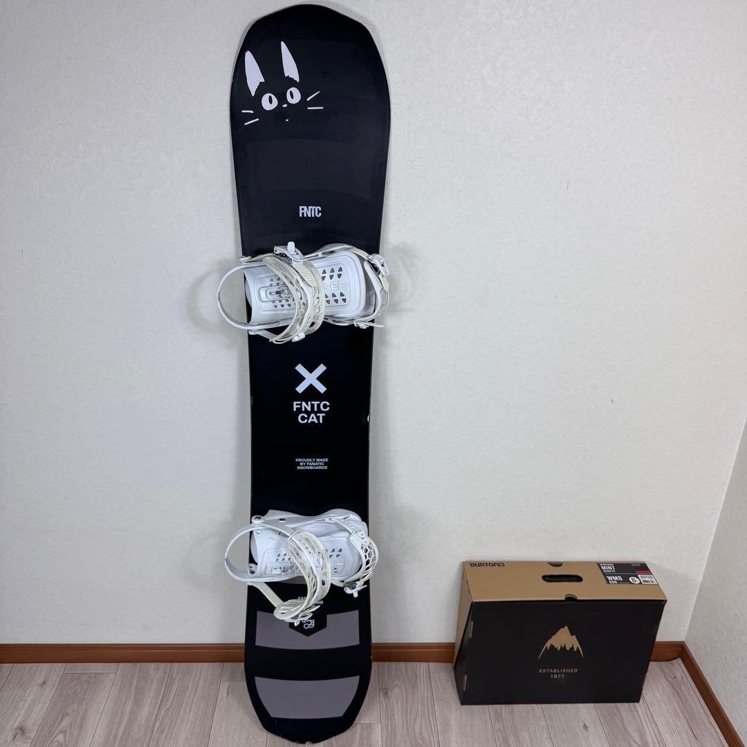 FNTC CAT スノーボード セット153cmグラトリ