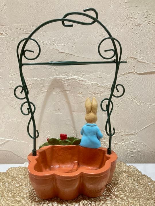 ピーターラビット　傘立て　おまけプランター　鉢植え
