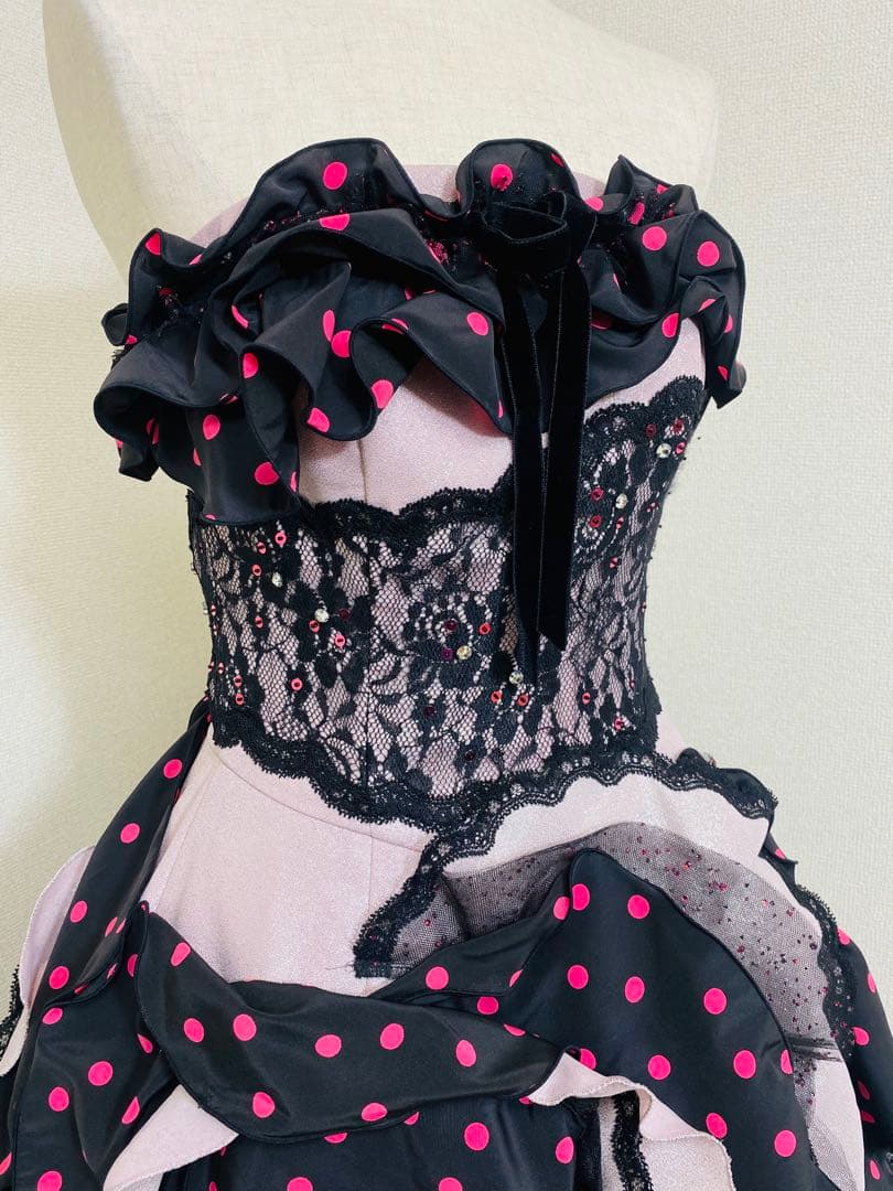 8971. シェーナドゥーノ ベアトップ カラードレス