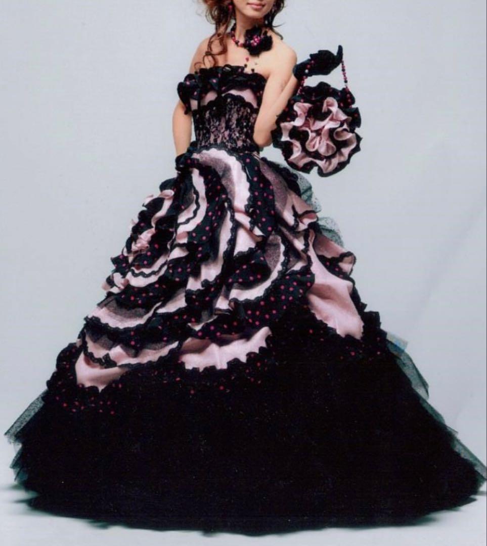 8971. シェーナドゥーノ ベアトップ カラードレス