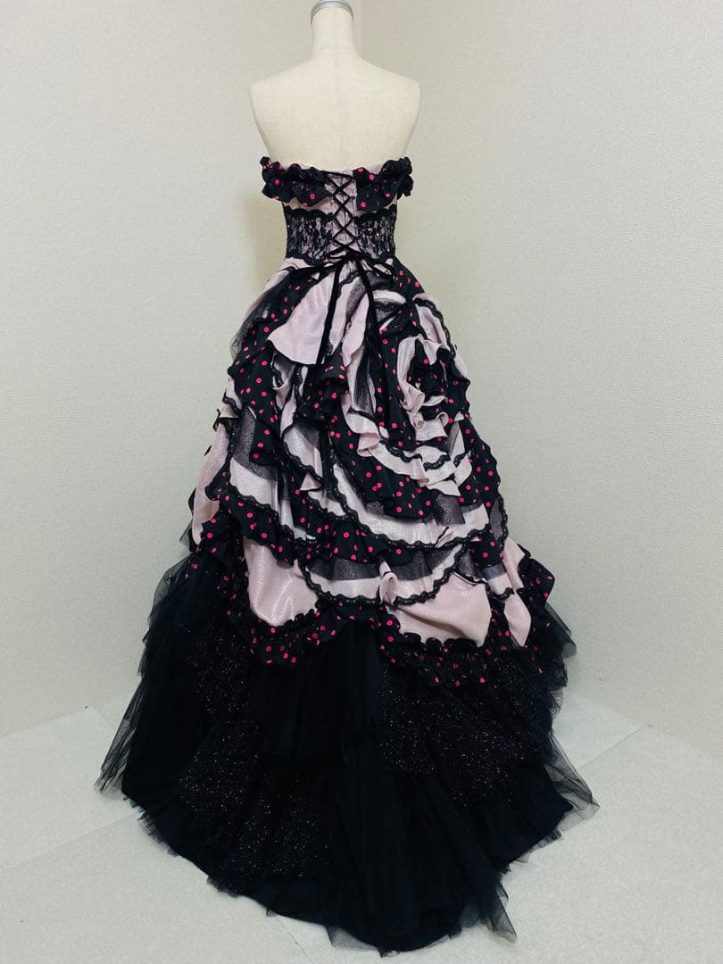 8971. シェーナドゥーノ ベアトップ カラードレス