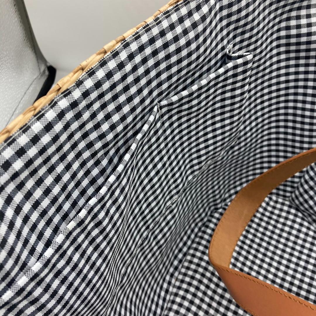 ▼美品　BEAMS BOY 10周年　ディズニー　かごバッグ　ミッキー　ビーズ