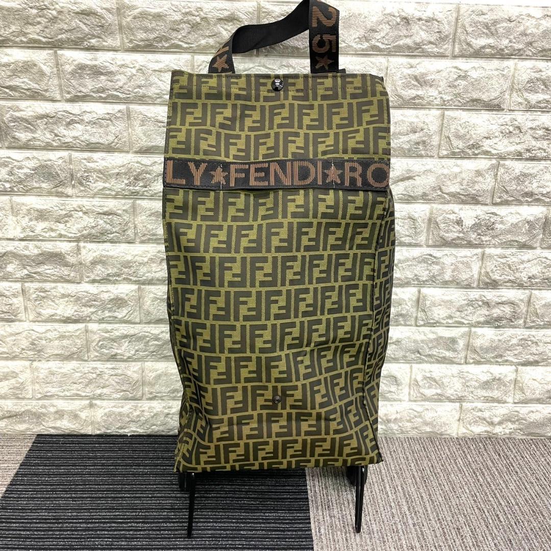 L*k様 超美品　FENDI　フェンディ　ズッカ　キャリーケース　二輪