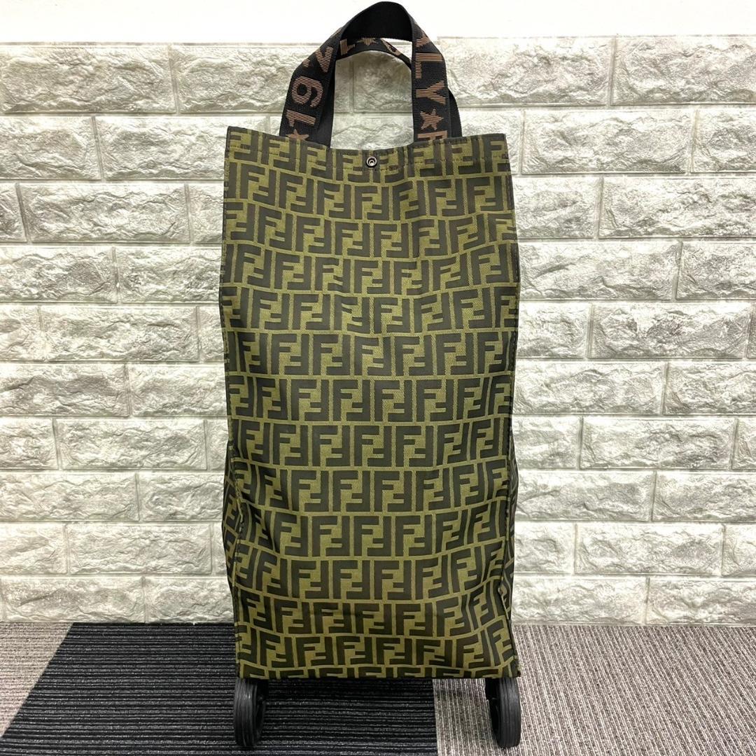 L*k様 超美品　FENDI　フェンディ　ズッカ　キャリーケース　二輪