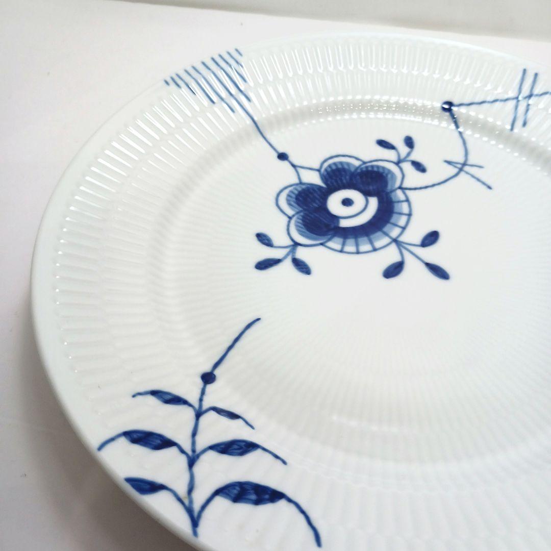 専用Y3269-3.4 ロイコペ 2枚 ブルーフルーテッド プレート　T