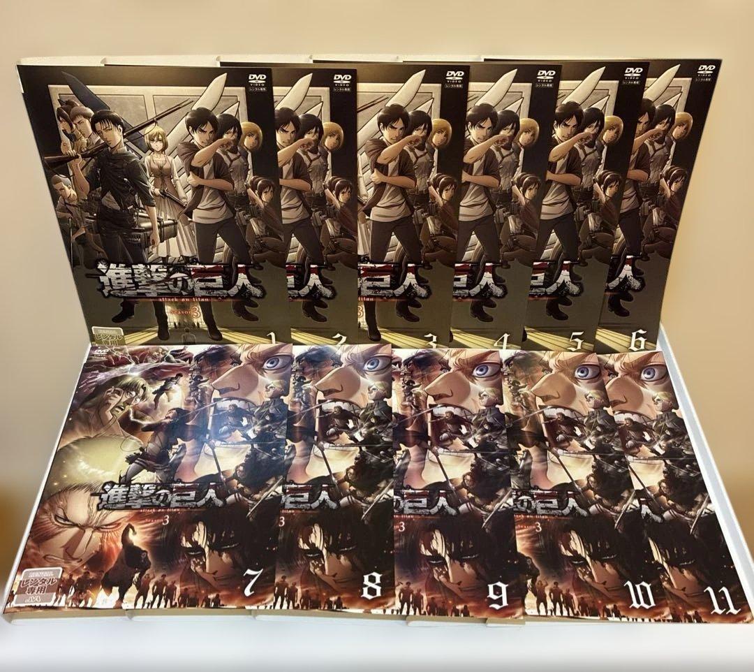 進撃の巨人　シーズン3＋ファイナルシーズン＋劇場版3作品　DVD全22巻セット