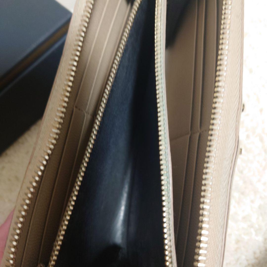 イブ・サンローラン　 ベージュ 長財布