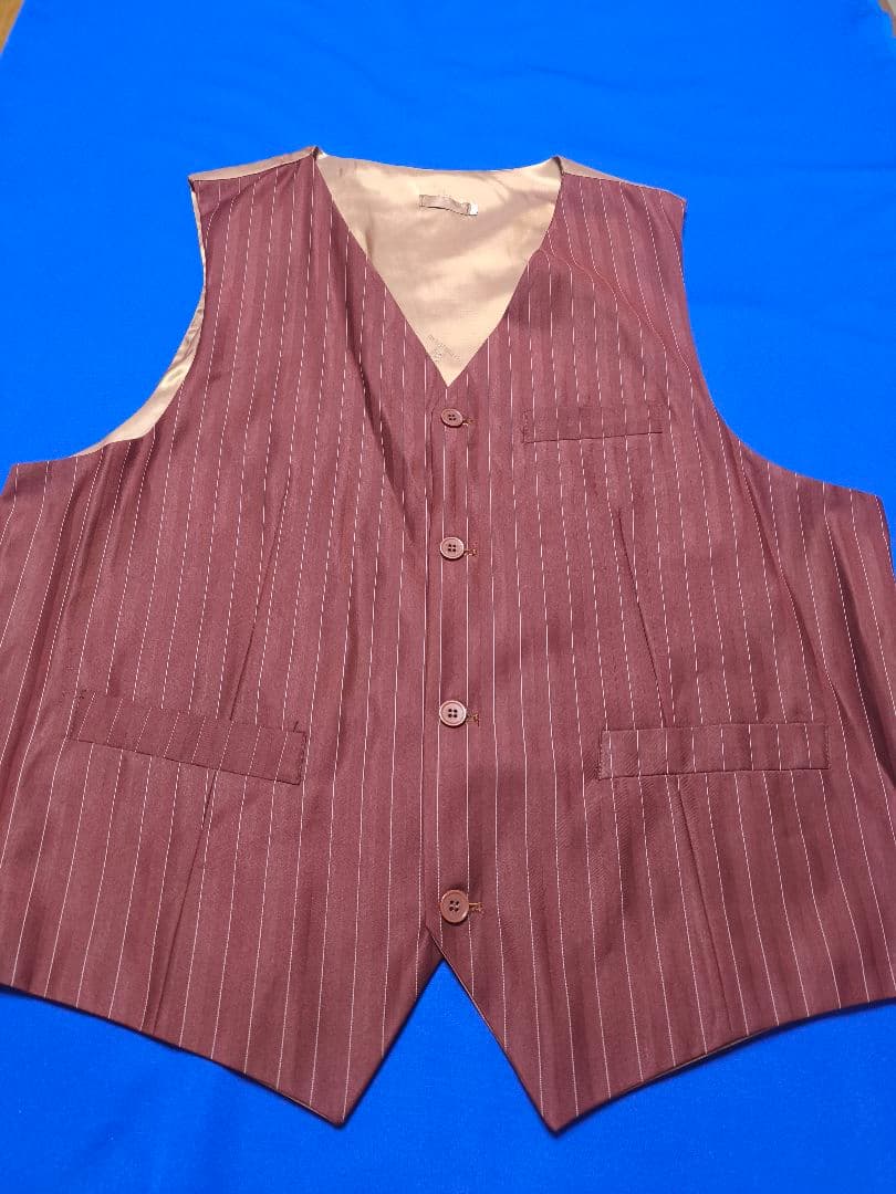 ❤3Pメンズスーツ 3ボタン Double Back Slit