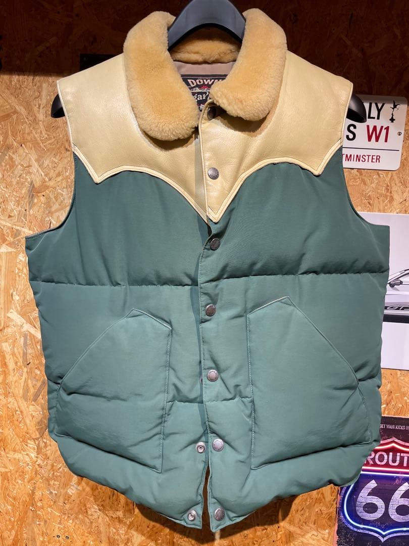 シュガーケーン　ダウンベスト 美品Ｌボア付き