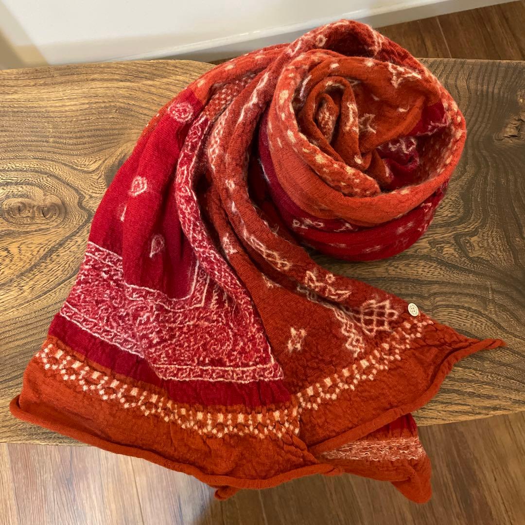 KAPITALキャピタル バンダナパッチワークマフラー