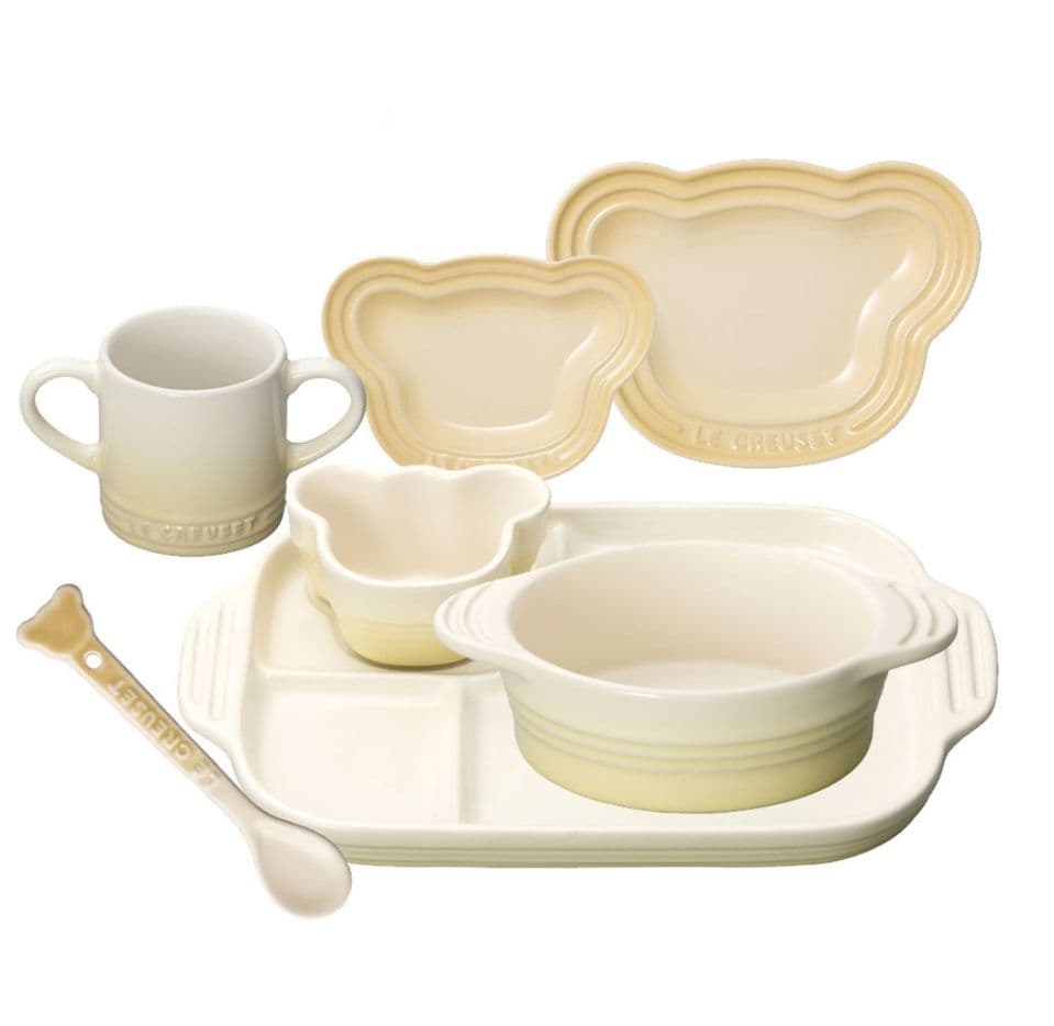 ル・クルーゼ　ベビー　テーブルウェア　セット　食器　お食い初め