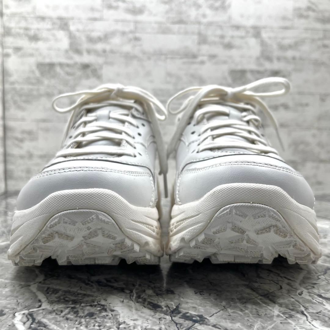 【極美品】 UGG アグ スニーカー 24cm ヌバックレザー ホワイト 厚底