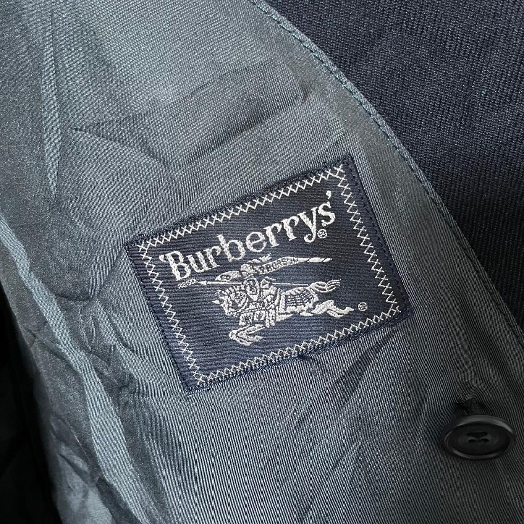 90s BURBERRYS モヘア混 ダブル テーラードジャケット N210
