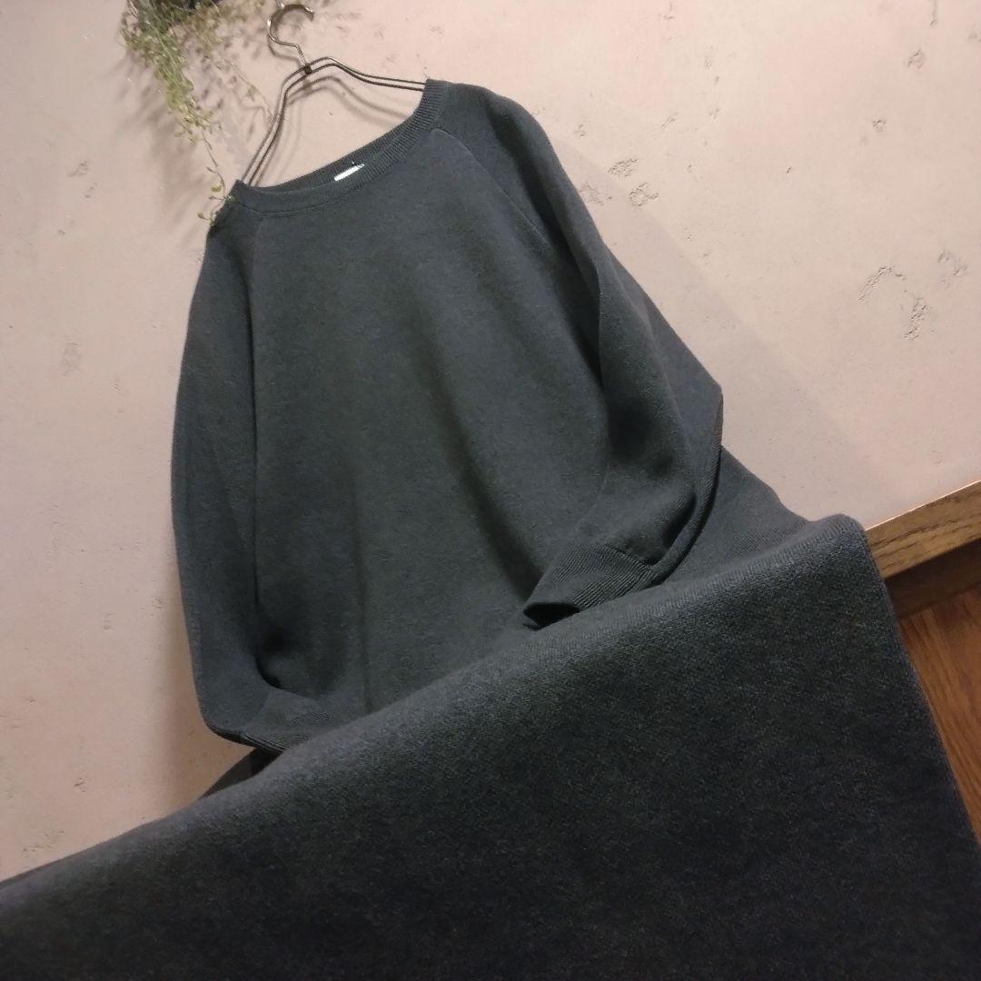 今季新品【アーバンリサーチドアーズ】スウェットライクニットワンピース　チャコール