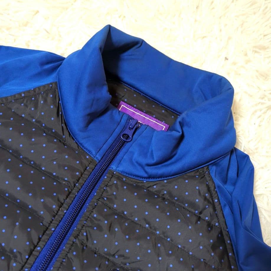 BEAMS GOLF パッカブルドット ダウンブルゾン　L