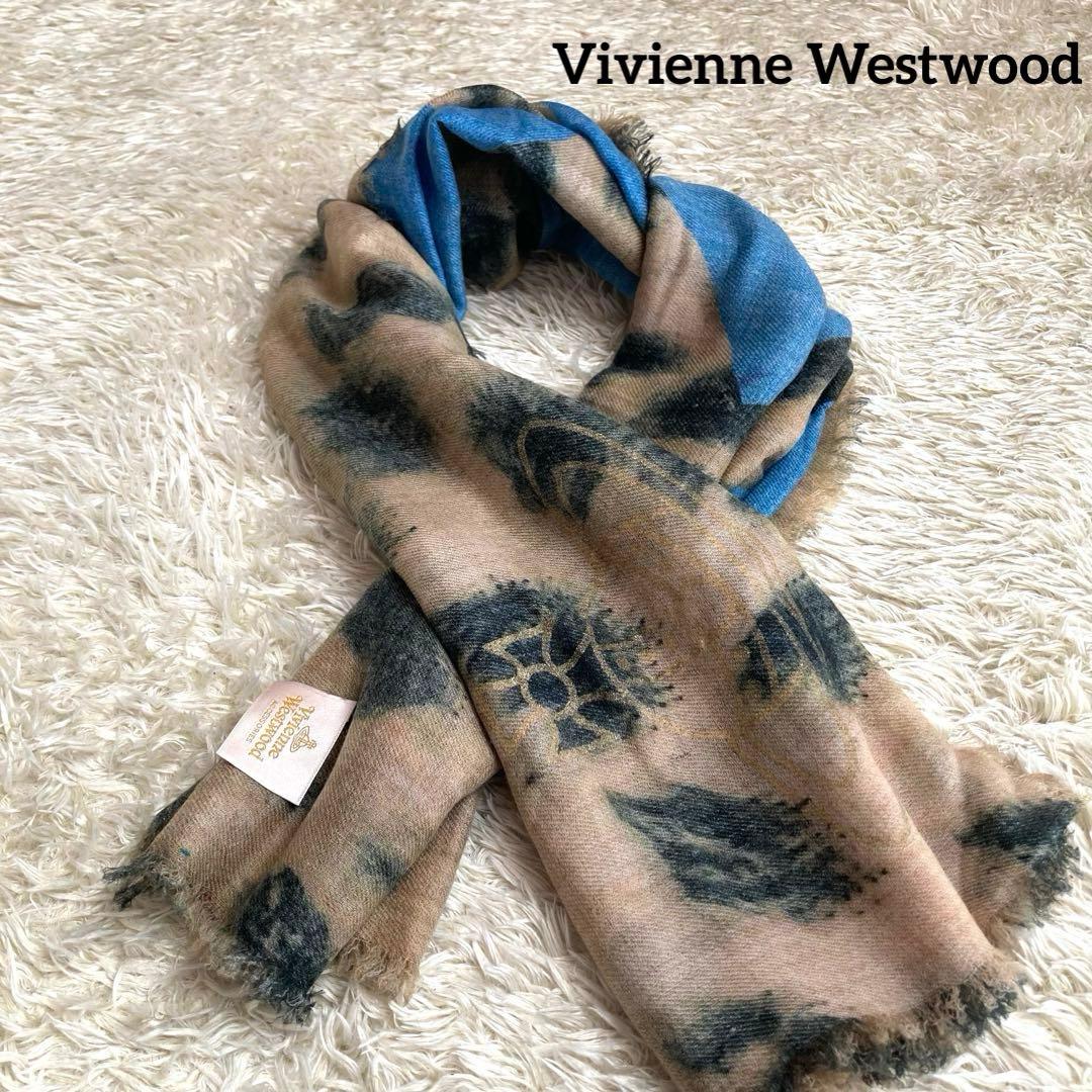 【✨美品】Vivienne Westwood レオパード柄 ストール マフラー