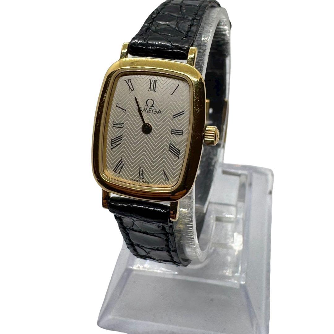 オメガ OMEGA デビル 腕時計 レディース De Ville 未稼働品 QZ