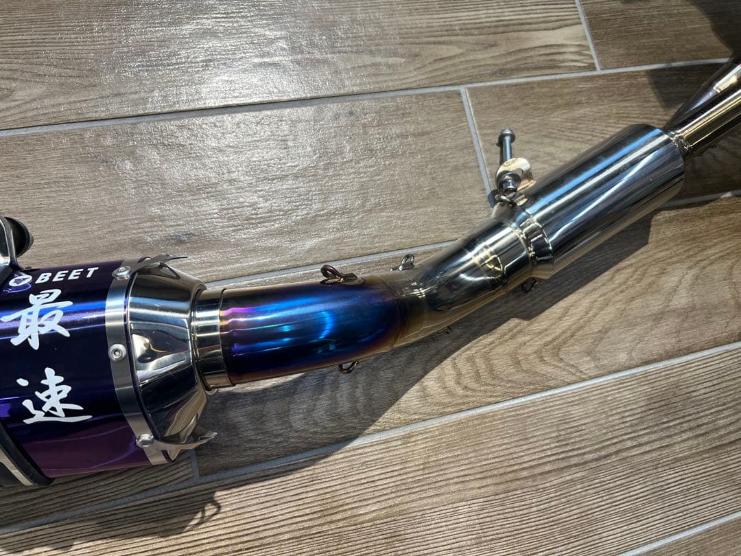 zx25r チタンマフラー beet