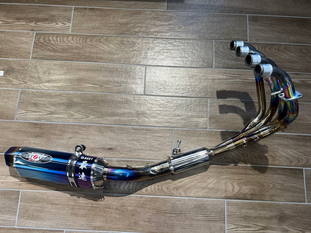 zx25r チタンマフラー beet