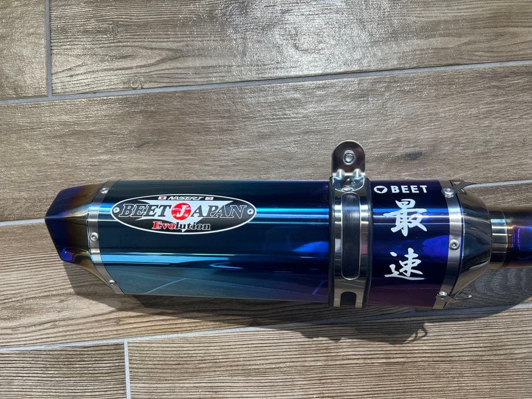 zx25r チタンマフラー beet