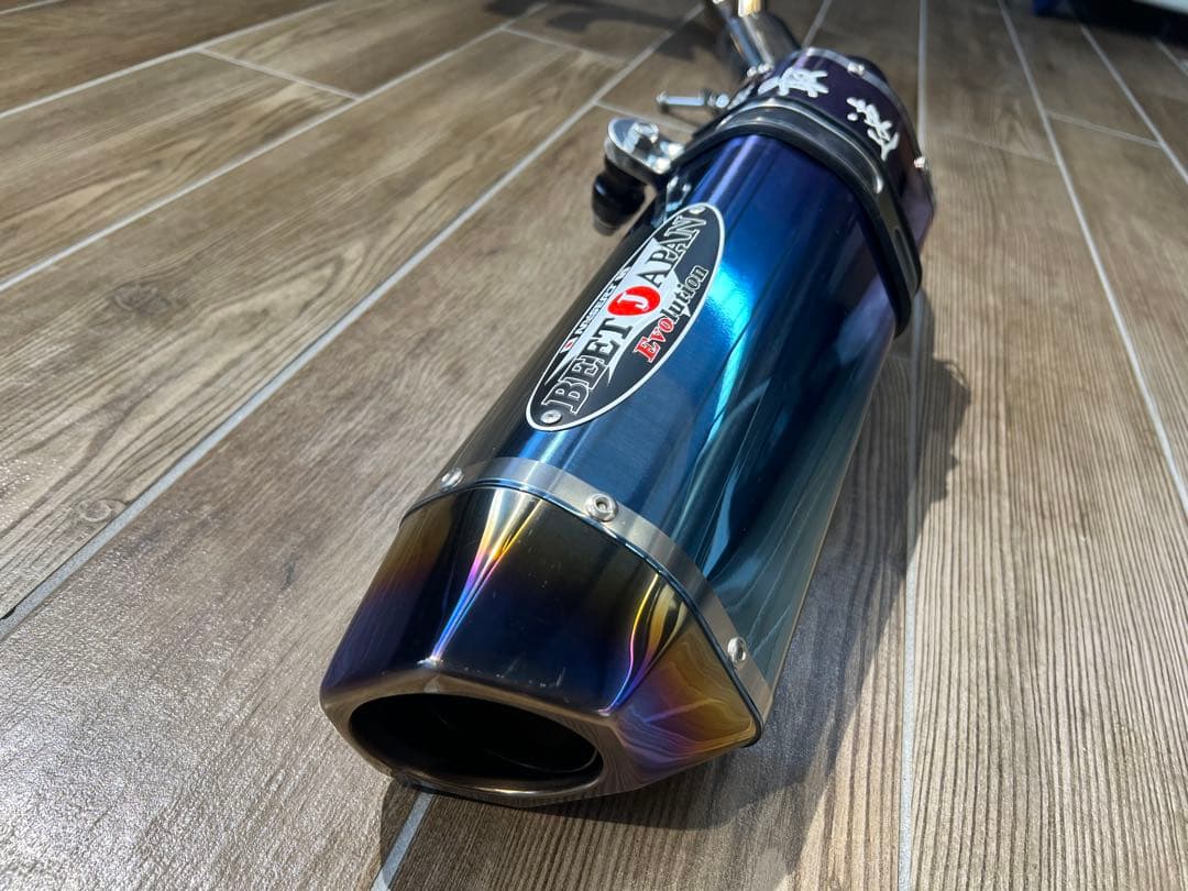 zx25r チタンマフラー beet