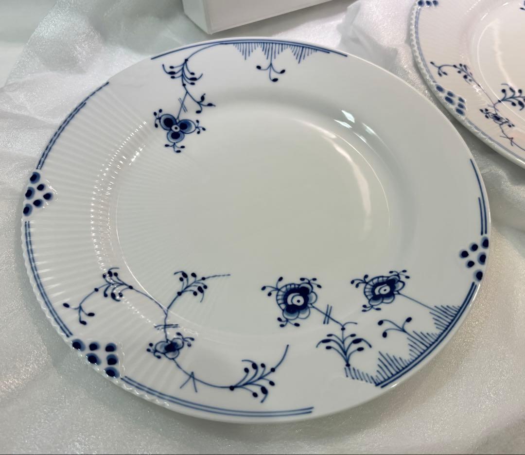 ロイヤルコペンハーゲン　ブルーエレメンツ プレート 21cm ペア