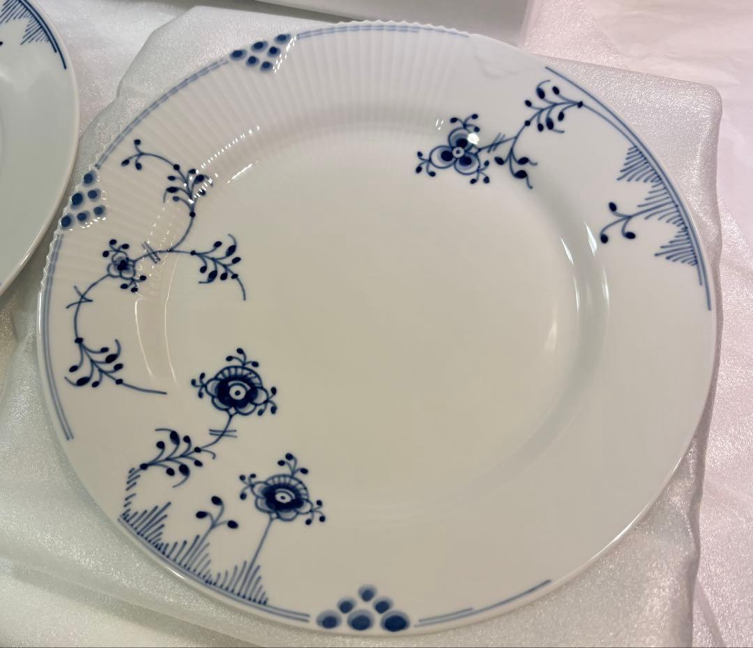 ロイヤルコペンハーゲン　ブルーエレメンツ プレート 21cm ペア