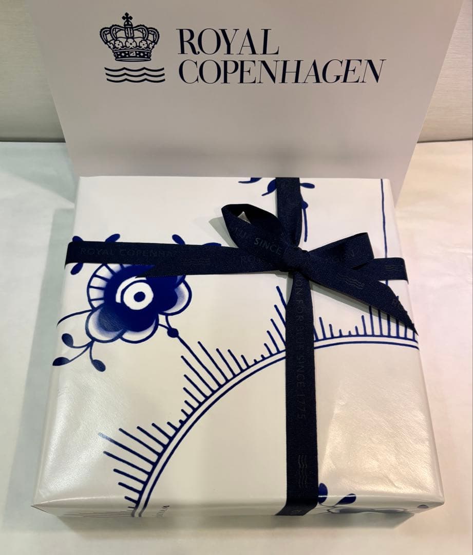 ロイヤルコペンハーゲン　ブルーエレメンツ プレート 21cm ペア