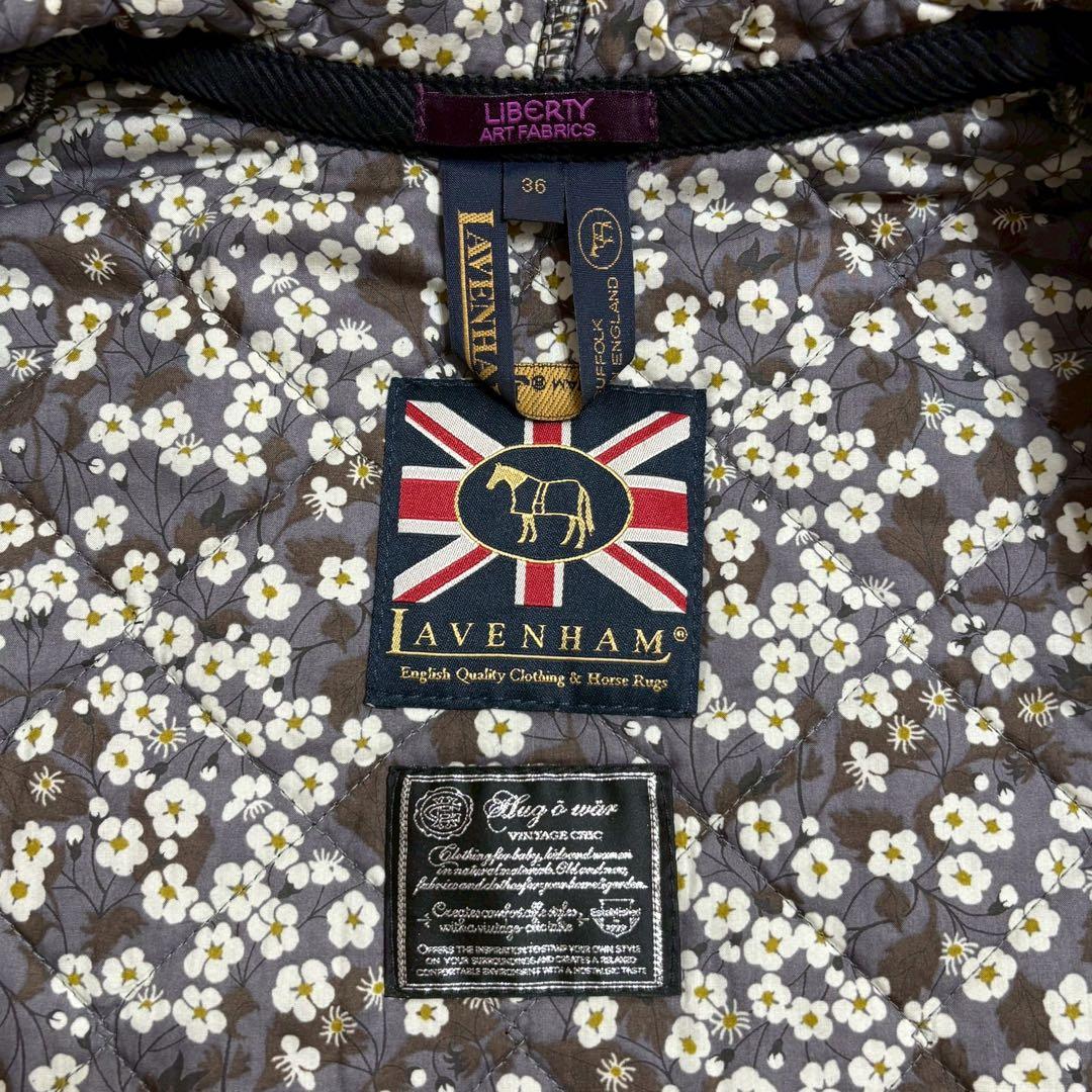 ★mamo★✨ ラベンハム　ハグオーワー　キルティングベスト　グレー　36