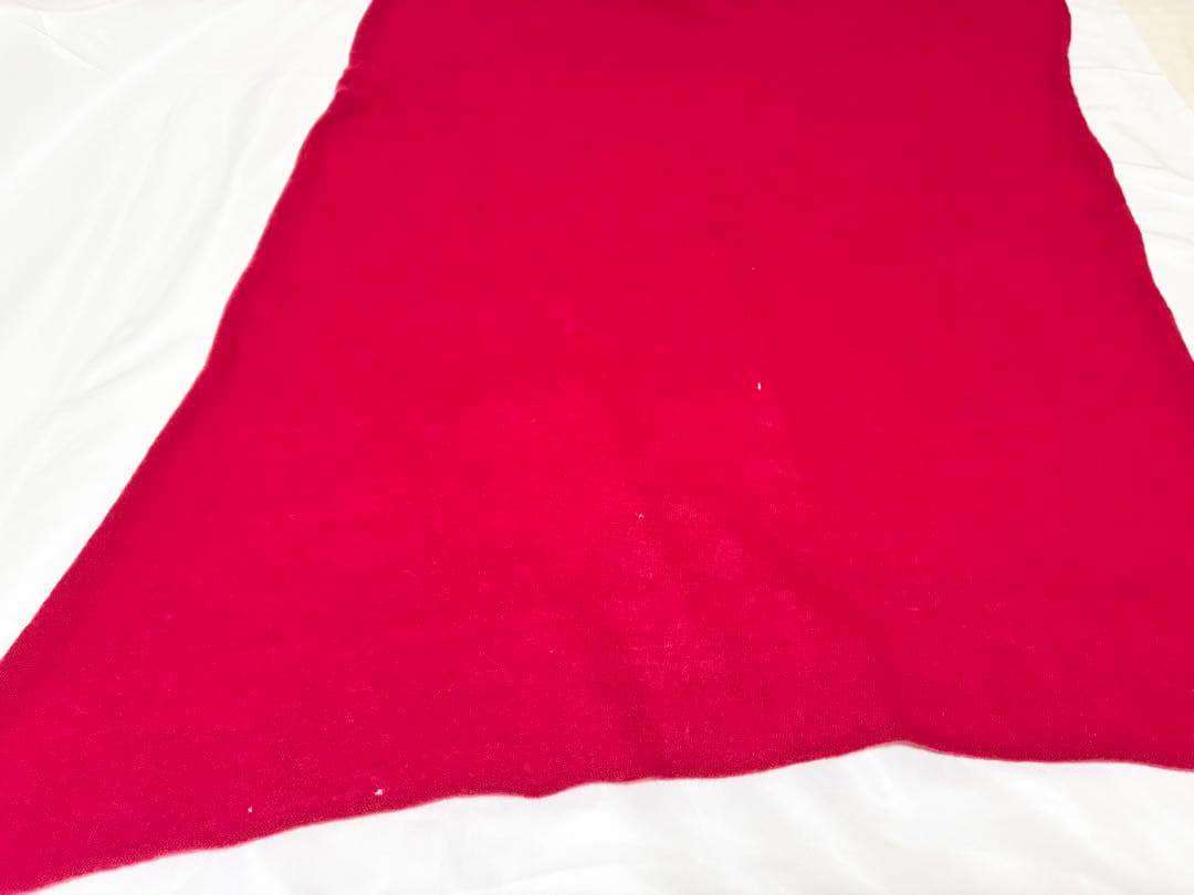 n100エヌワンハンドレッド カシミア ストール レッド 赤 n-8001-F