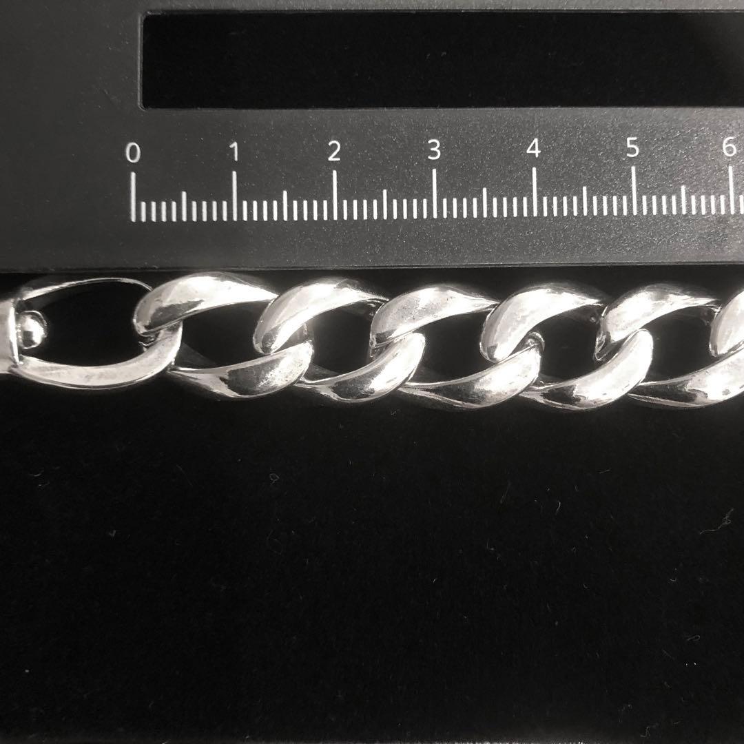 ウォレットチェーン　クラシック　ダブルクリップ　シルバー925刻印