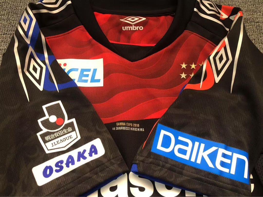 【サイン入り選手支給品】 ★希少★2018ガンバ大阪J1 #7 遠藤選手