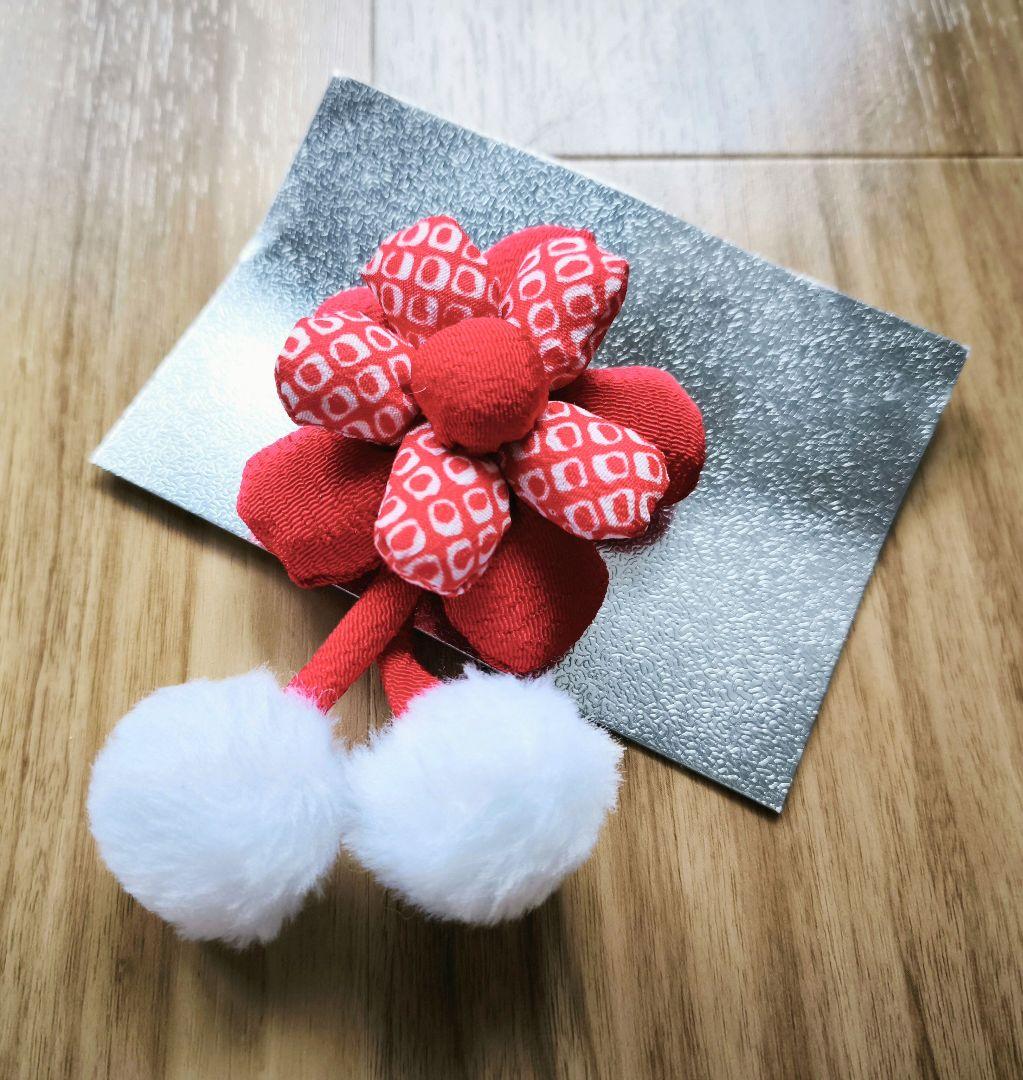 七五三 着物 ピンク 白 花柄 京都花ひめ　被布着物　3歳　新品未使用