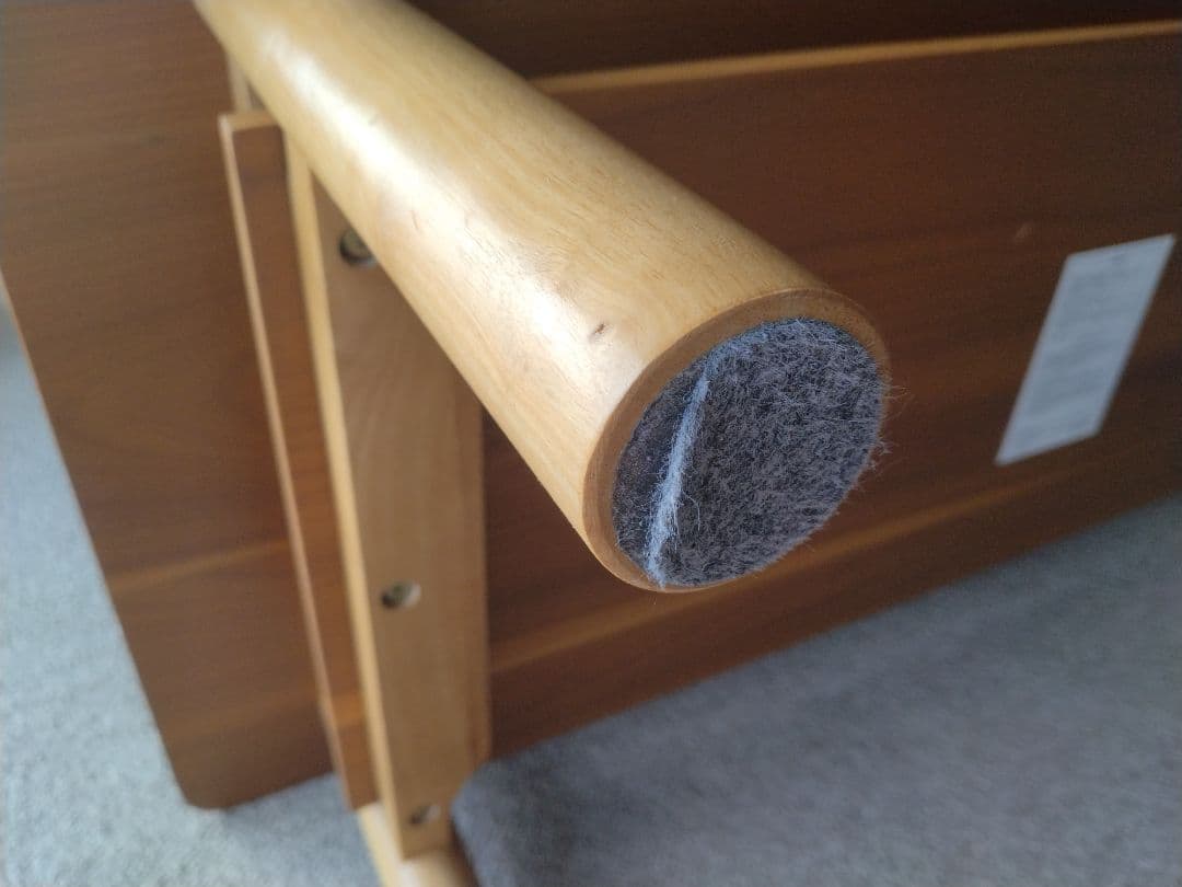 【美品】MUJI/無印良品 木製ローテーブル/オーク材110cm/ラウンジカフェ