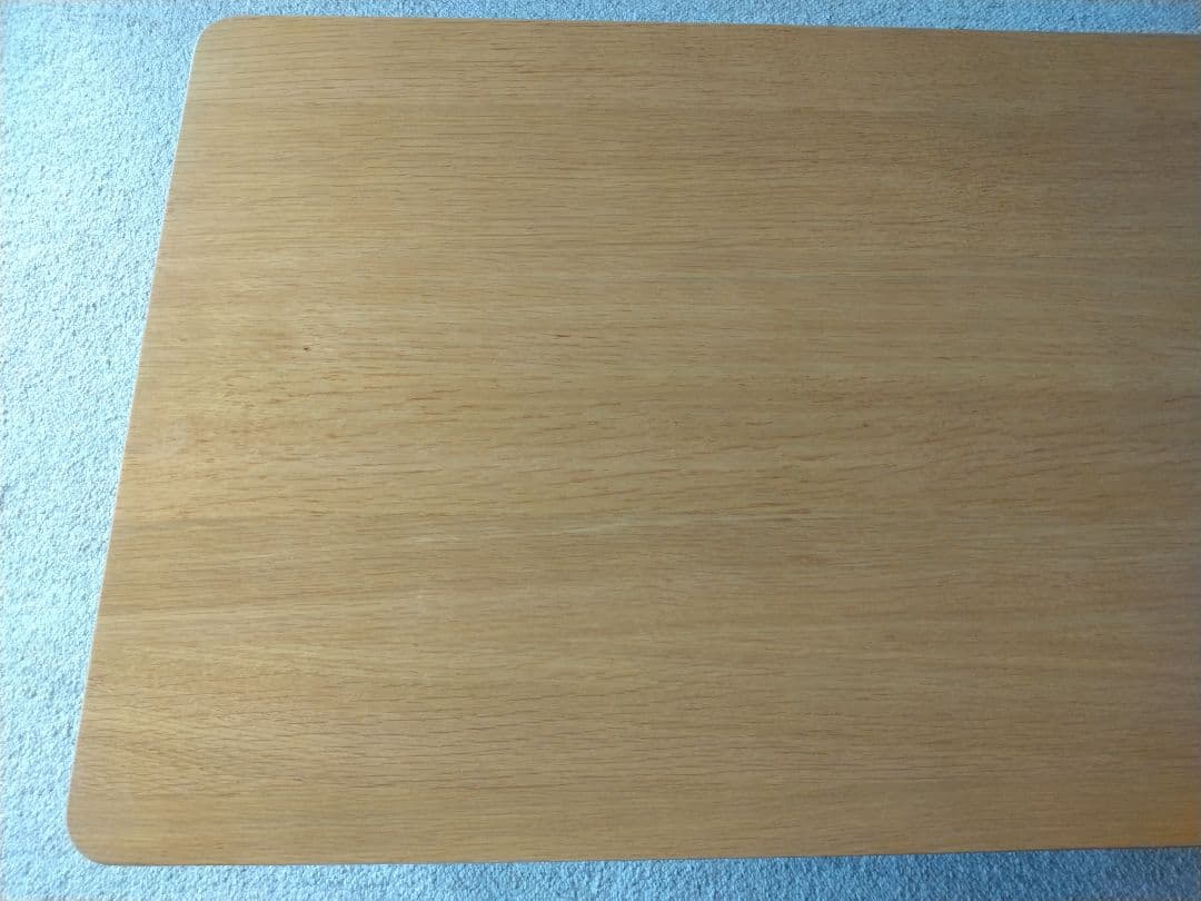 【美品】MUJI/無印良品 木製ローテーブル/オーク材110cm/ラウンジカフェ